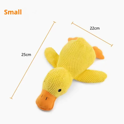 1pc Dog Plush Duck Toy Soft Hugging Pillow Pet Interactive Toy Anxiety