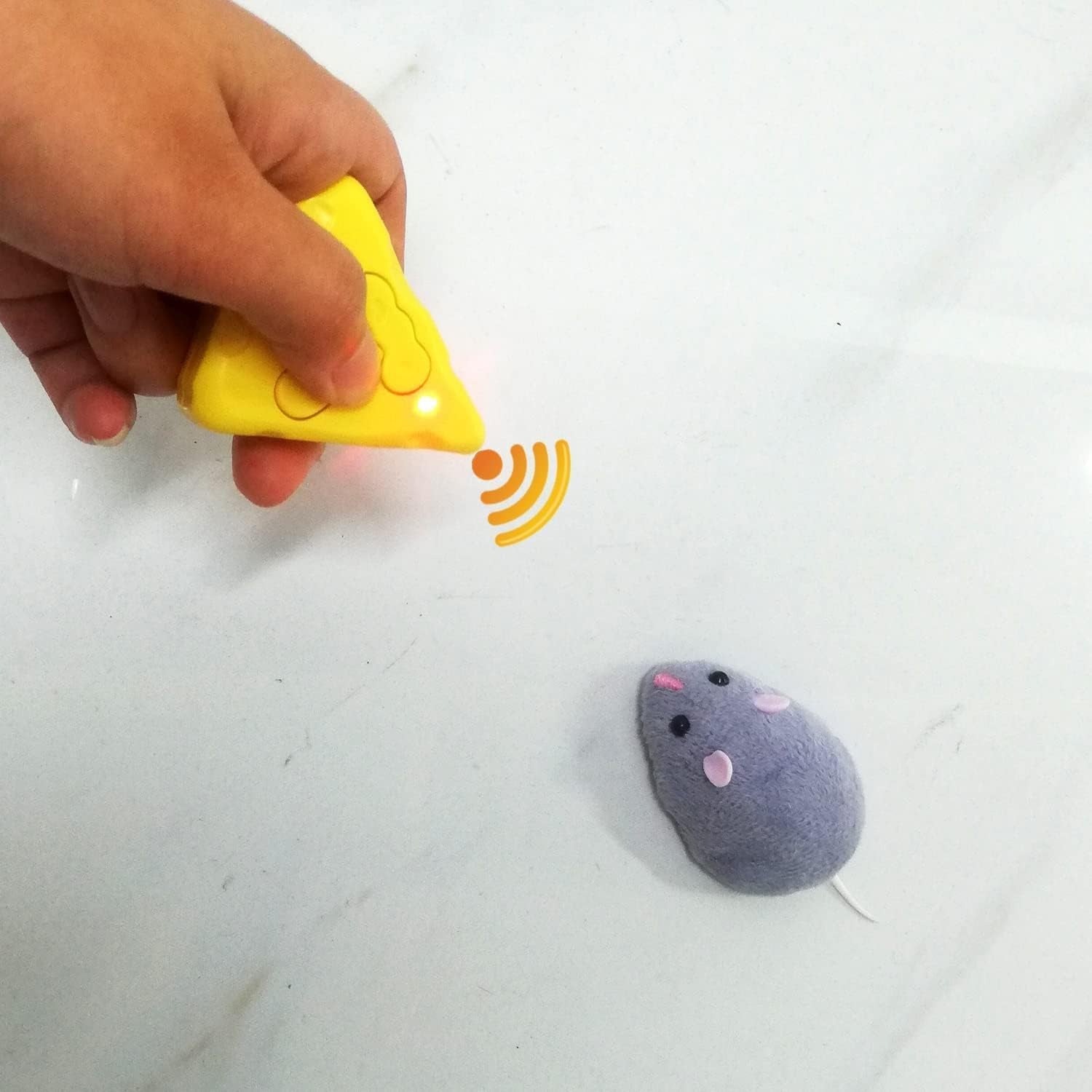 Remote Control Mouse Toy, Electric RC Rat Animal, for Prank Joke Trick, Cat Playing, Kid'S Children'S Funny Birthday (Grey)