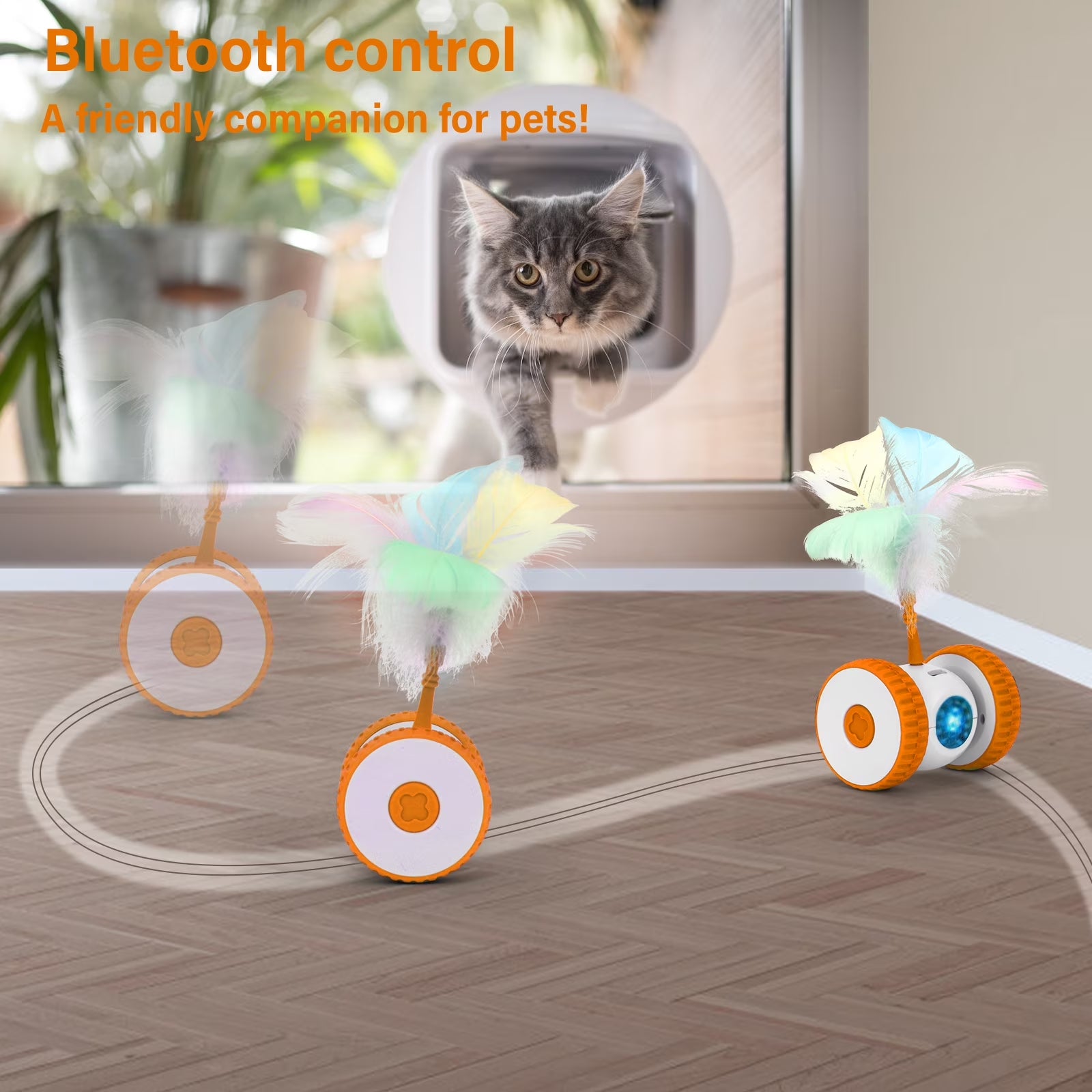 Remote Control Cat Toy Hunting Electronic Cat Toy Smart Moving Home Alone Cat Toys