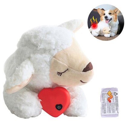 Heartbeat Dog Anxiety Relief Plush Toy Pet Comfortable Behavioral