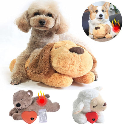 Heartbeat Dog Anxiety Relief Plush Toy Pet Comfortable Behavioral