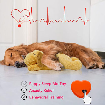 Heartbeat Dog Anxiety Relief Plush Toy Pet Comfortable Behavioral