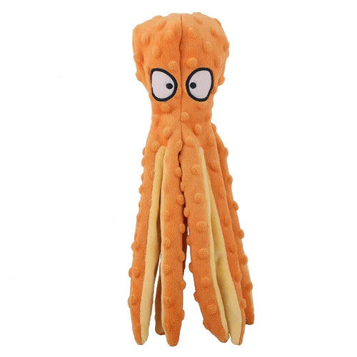 Soft Plush Dog Squeaky Toy Bite Resistant Molar Chew Doll Interactive