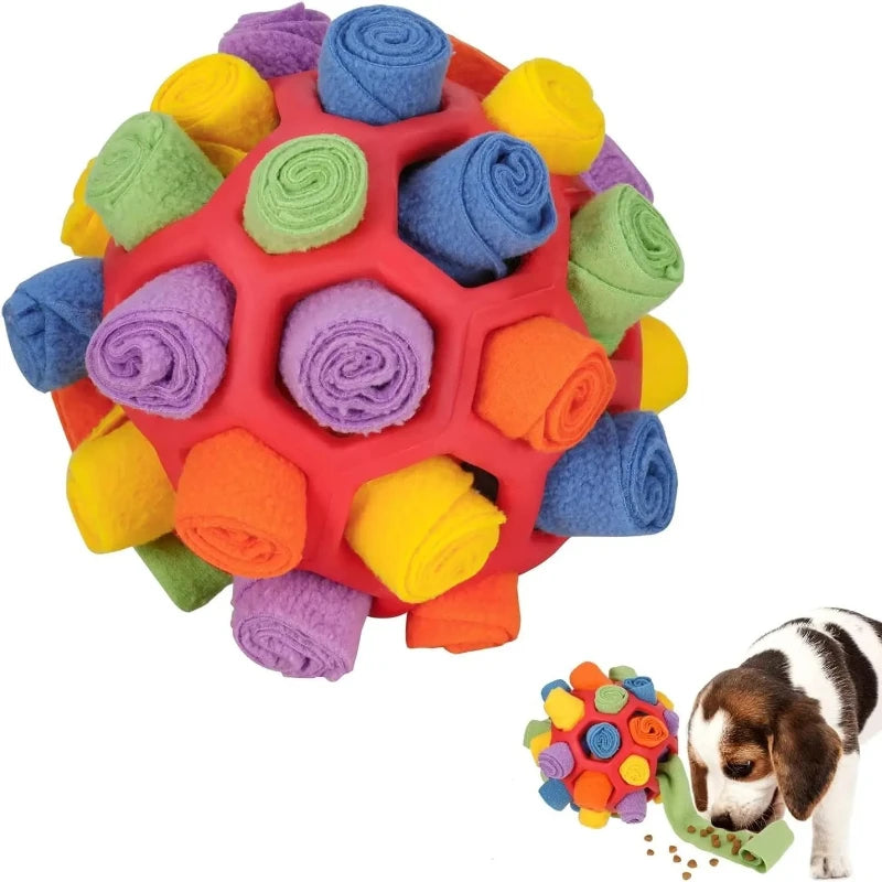 Interactive Dog Puzzle Toy, Sniffing Ball for Hiding Treats, Mental