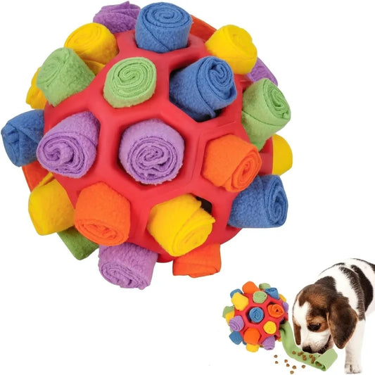 Interactive Dog Puzzle Toy, Sniffing Ball for Hiding Treats, Mental