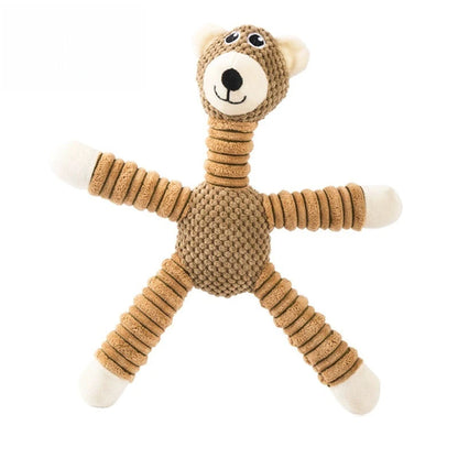 Plush Dog Toy, Cute Stuffed Animal Toy for Small Medium Dogs, Teething