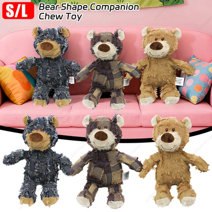 Pet Dog Toys Bear Squeaking Stuffed Toys For Dogs Cat Chew Squeak Toy
