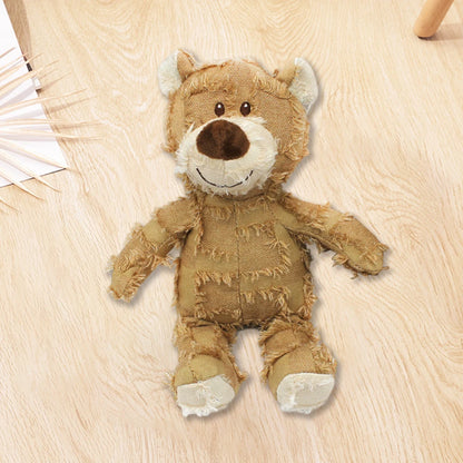 Pet Dog Toys Bear Squeaking Stuffed Toys For Dogs Cat Chew Squeak Toy