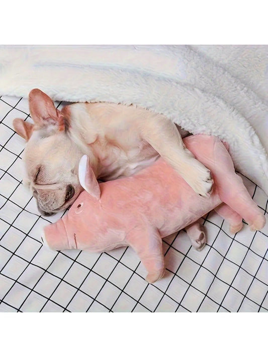 Cuddly Pink Pig - Style Dog Plush Toy Soft Fabric Ideal for Dogs to