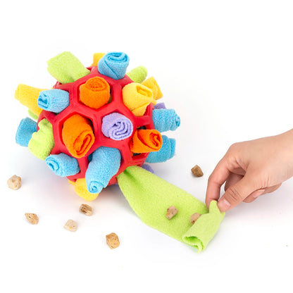 Interactive Dog Puzzle Toy, Sniffing Ball for Hiding Treats, Mental