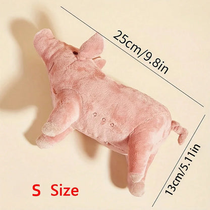 Cuddly Pink Pig - Style Dog Plush Toy Soft Fabric Ideal for Dogs to