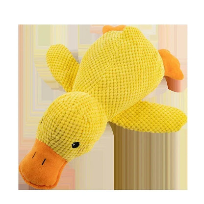 Pet Plush Toy Dog Calming Duck Companion Sleeping Duck Toys Chew Toy