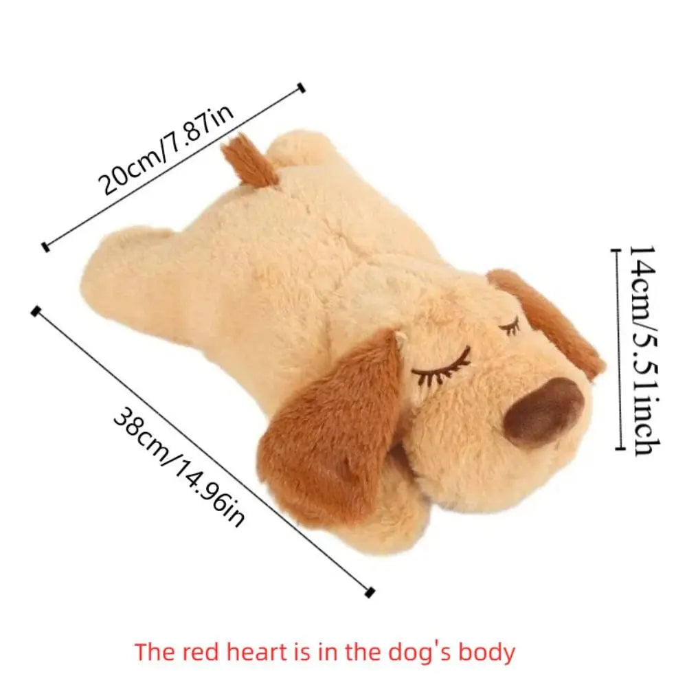 Sleep Aid Dog Heartbeat Toy Behavioral Training Anxiety Relief Lying