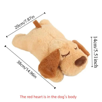 Sleep Aid Dog Heartbeat Toy Behavioral Training Anxiety Relief Lying