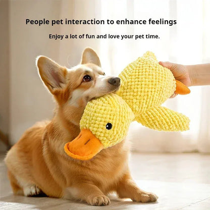 Pet Plush Toy Dog Calming Duck Companion Sleeping Duck Toys Chew Toy