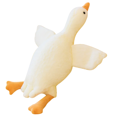 50cm Soft Goose Plush Toy for Cats Dogs Relax Pet Companion