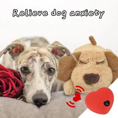 Sleep Aid Dog Heartbeat Toy Behavioral Training Anxiety Relief Lying