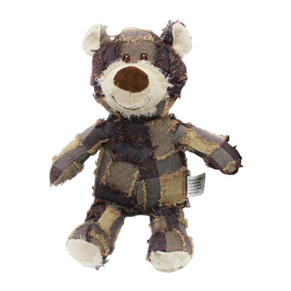 Pet Dog Toys Bear Squeaking Stuffed Toys For Dogs Cat Chew Squeak Toy