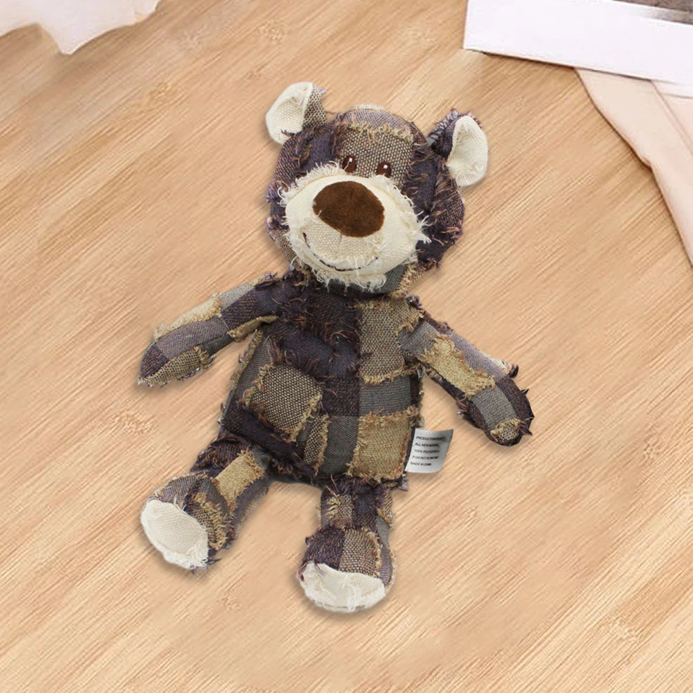 Pet Dog Toys Bear Squeaking Stuffed Toys For Dogs Cat Chew Squeak Toy