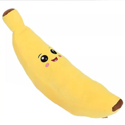 Pets Calming-Banana Plush Toy Squeaky 2 In 1 Anxiety Boredom Relief