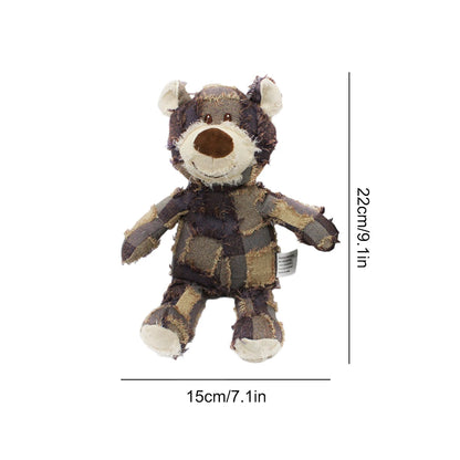 Pet Dog Toys Bear Squeaking Stuffed Toys For Dogs Cat Chew Squeak Toy
