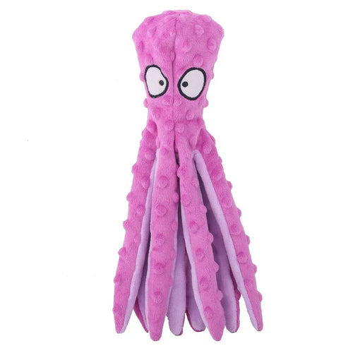 Soft Plush Dog Squeaky Toy Bite Resistant Molar Chew Doll Interactive
