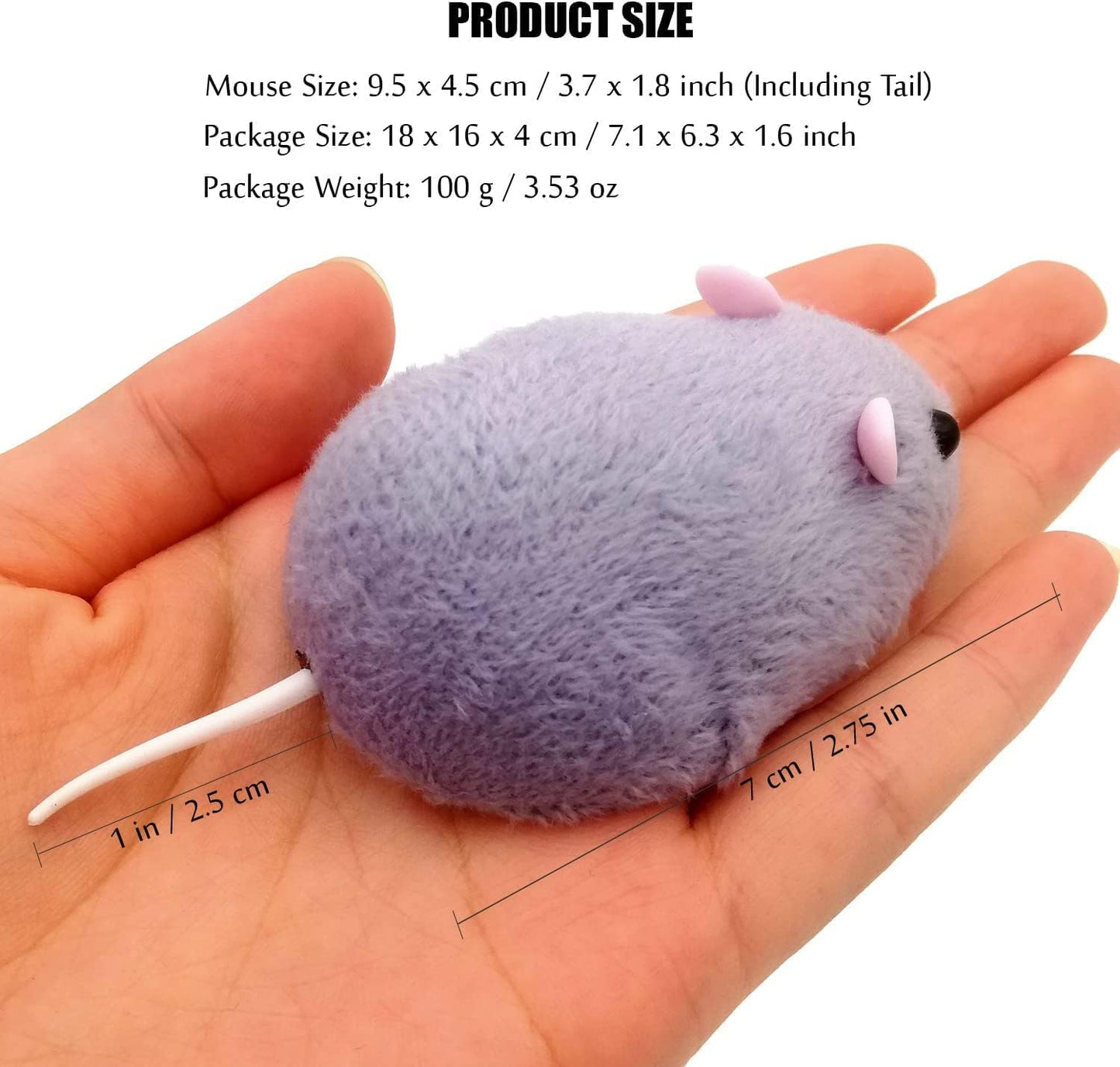 Remote Control Mouse Toy, Electric RC Rat Animal, for Prank Joke Trick, Cat Playing, Kid'S Children'S Funny Birthday (Grey)